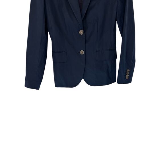 J.Crew Suiting Women's Navy Blue Preppy Work‎ Office Academia Blazer Size 2 - Picture 3 of 10